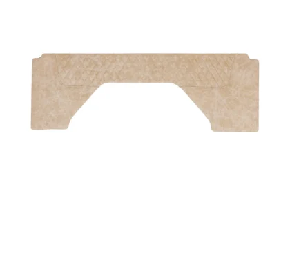 Beige Quilted Rear Panel